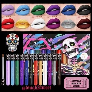 🆕️BOLD GOTHIC DARK MATTE LIPGLOSS BOXED SET OF 12 GOTH/PUNK/EMO